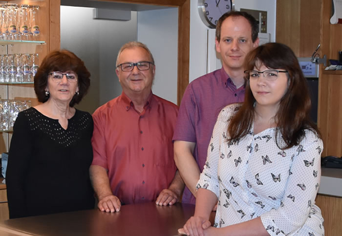 Familie Kraus, Inhaber des Hotels Glückauf in Wackersdorf