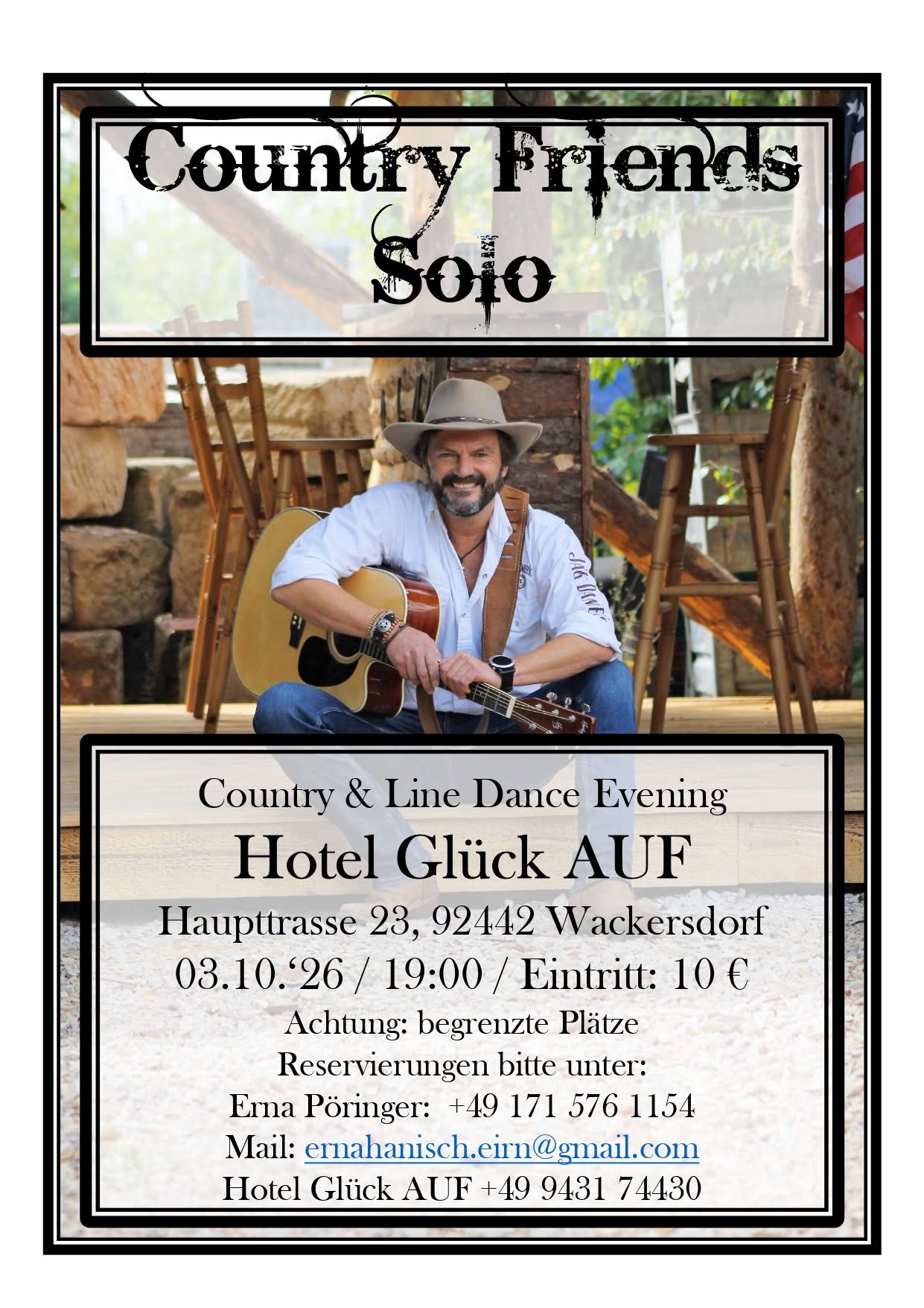 Country & Liane Dance Evening im Gasthof Glück Auf Wackersdorf